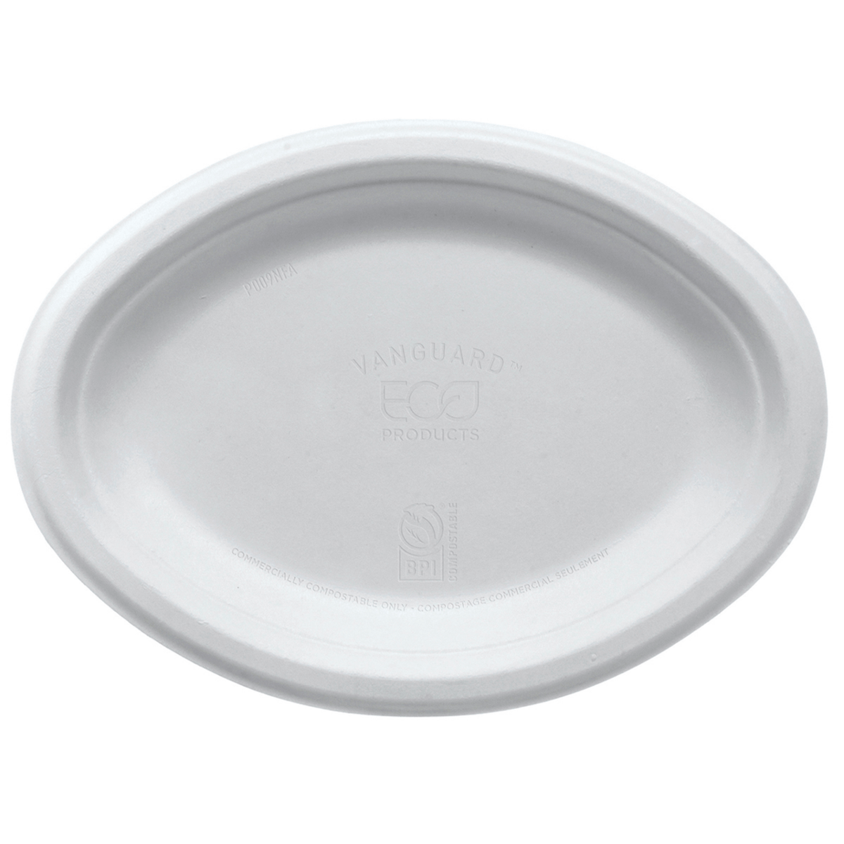 10x7in Oval Plates | Vanguard® Eco-Products (QTY:500)