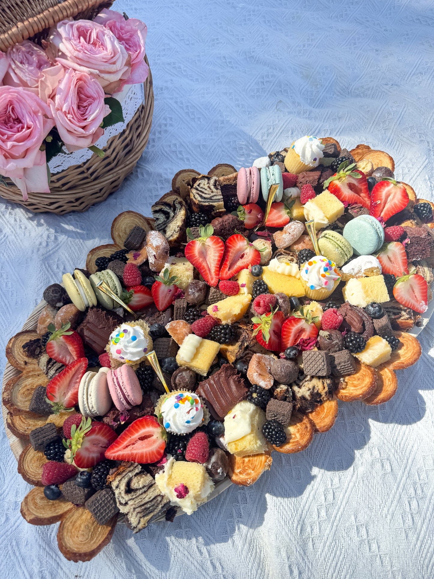 Dessert Charcuterie Board and Platter – Serves 25+ Guests