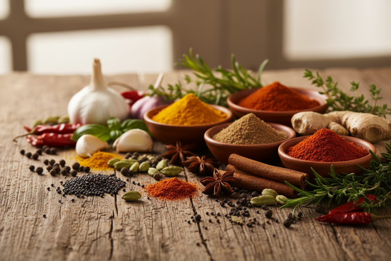 Fine spices and Ingredients