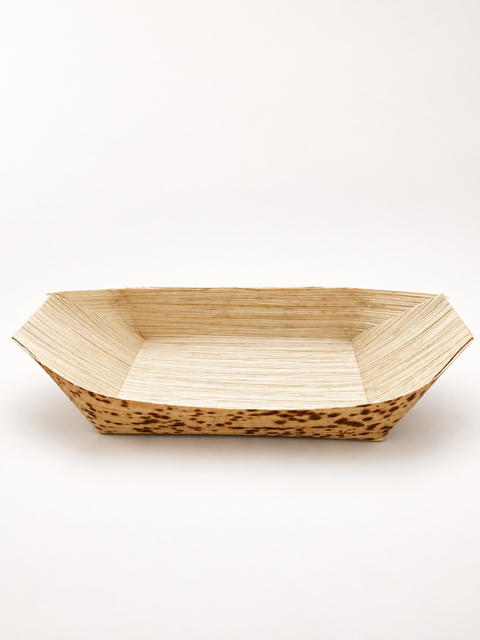 Mini Bamboo Leaf Serving Boats