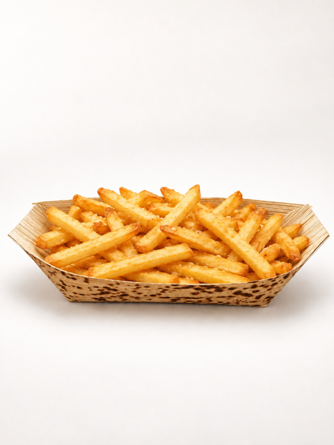 Bamboo Leaf Boat Dish 8" x 5" x 2" - 50 & 500/Case