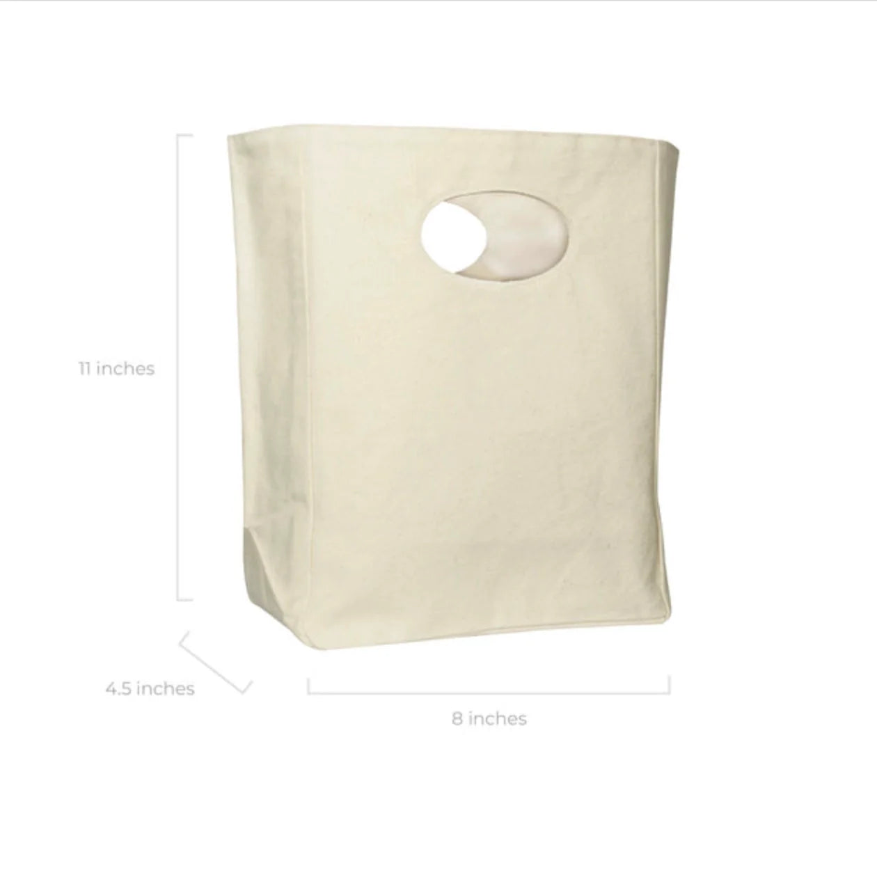 Canvas Lunch Bag – Washable & Reusable