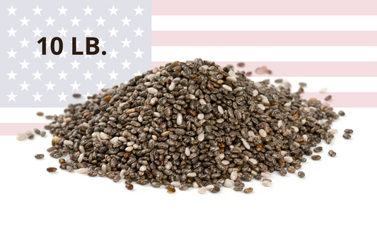 USA Grown Chia Seeds, 10 lb.