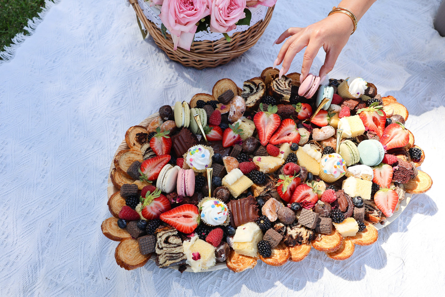 Dessert Charcuterie Board and Platter – Serves 25+ Guests