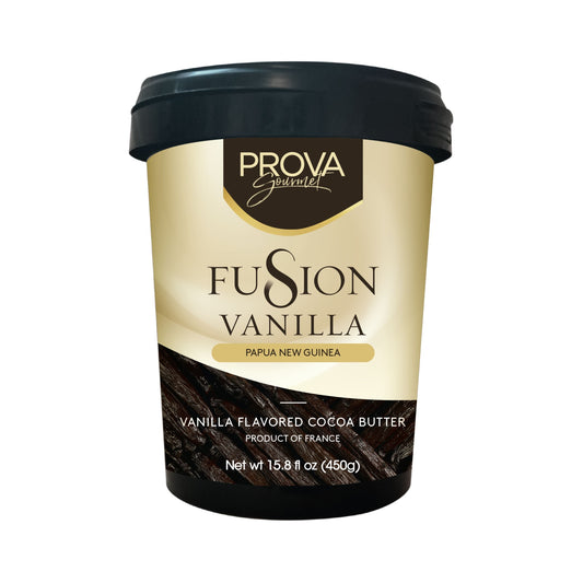 Prova Gourmet Fusion Vanilla – Papua New Guinea Vanilla Flavored Cocoa Butter – 450g (15.8 oz) | Aromatic Infusion for Pastry & Chocolate