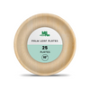 Natural Palm Leaf Round Plate 10 Inch Plate (25 Pack)