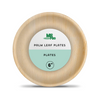 Palm leaf  6 Inch Round Plate (600 Pack)