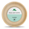 9 Inch Round Palm Leaf Plate (300 Pack)